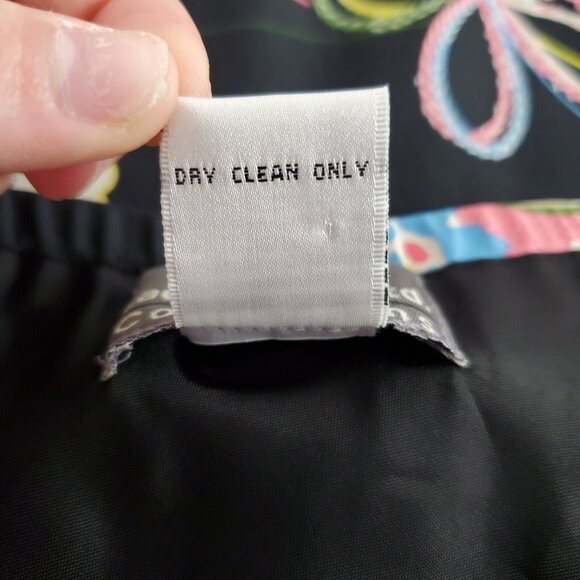 Laura Leigh Womens 100% Silk Black Floral Bouquet Skirt Size 12 Whimsy Fairy - Picture 5 of 8